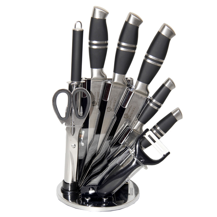 سرویس چاقو آشپزخانه 9 پارچه فوما مدل FU _ 644